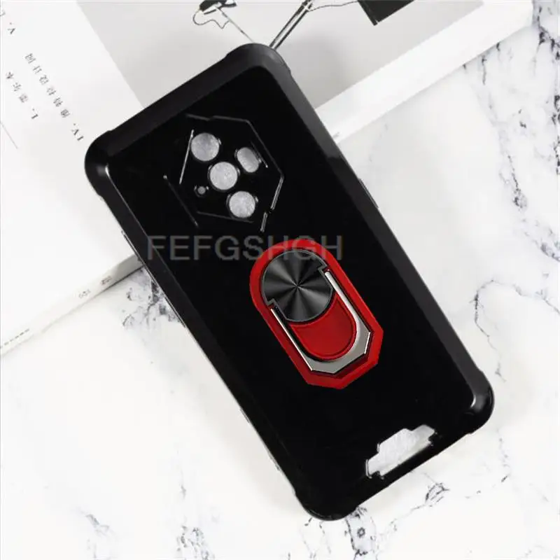 For Blackview BV6600 Case 5.7'' Back Finger Ring Soft TPU Silicone Case For Blackview BV6600 Pro BV 6600 Phone Cover 2