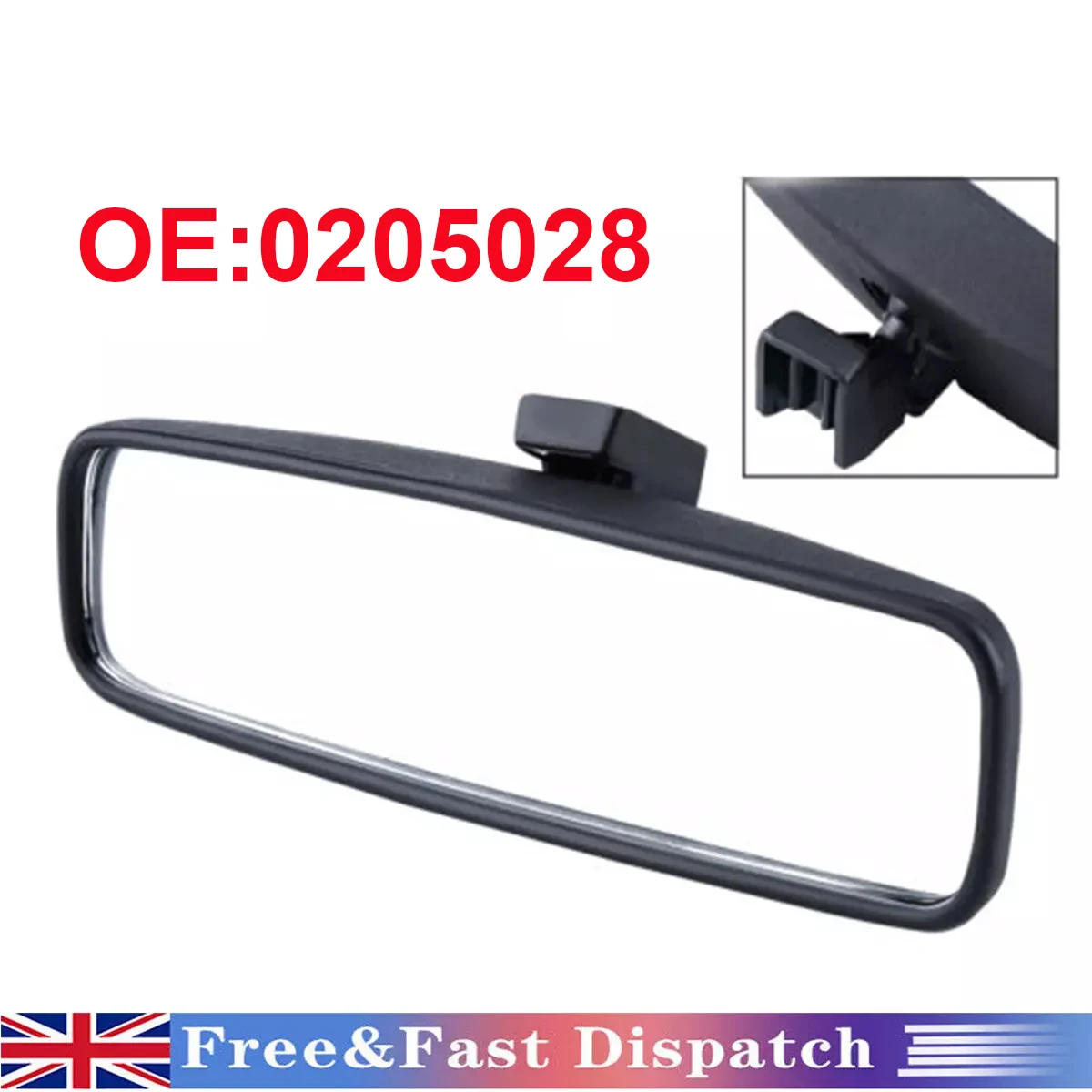 Car Mirror Inside Mirror For Peugeot 107 Citroen C1 Toyota Aygo Renault Clio Interior Rear View Mirror 814842 0205028 Car Interior Accessories