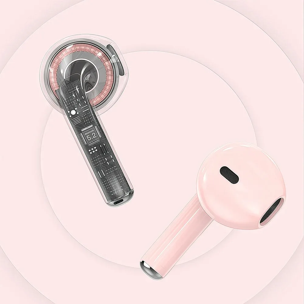 Premium Wireless Bluetooth 5.3 Noise-Cancelling Stereo Earbuds with Touch Control
