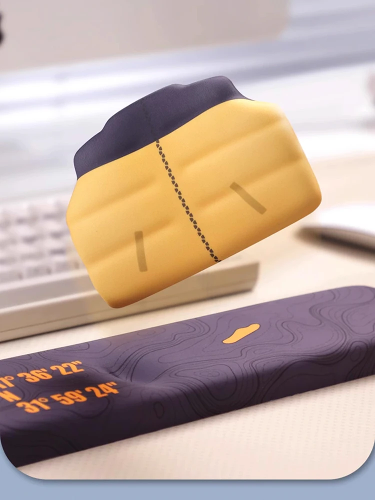 Featherweight Shape Ergonomic Wrist Pad Mouse Pads Keyboard Hand Rests Wrist Rests Palm Rests Wrist Pad for Computer Office