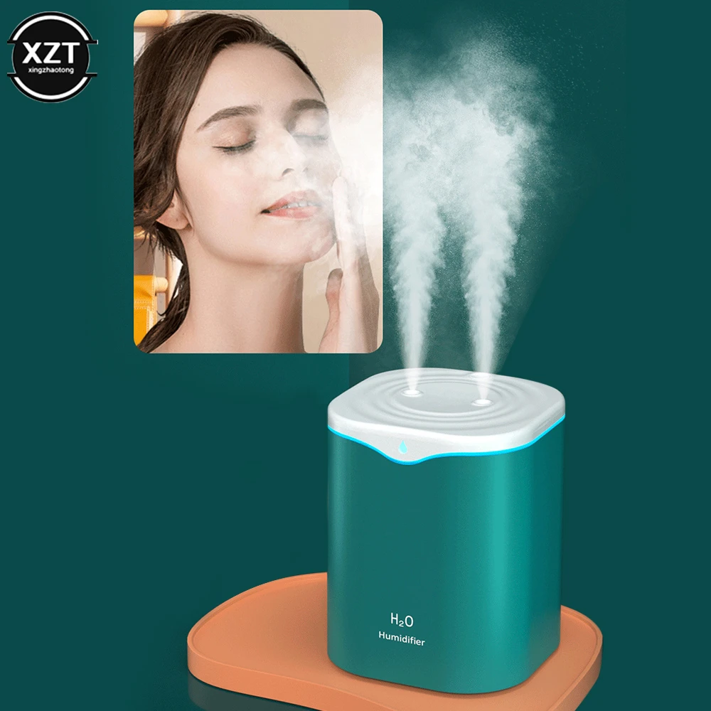USB Double hole Air Humidifier Desktop Aromatherapy Essential Oil