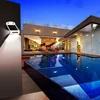 Outdoor Solar Lights LED Wall Light Waterproof Porch Light Modern LED Motion Sensor Garden Outdoor Light White solar lights 2