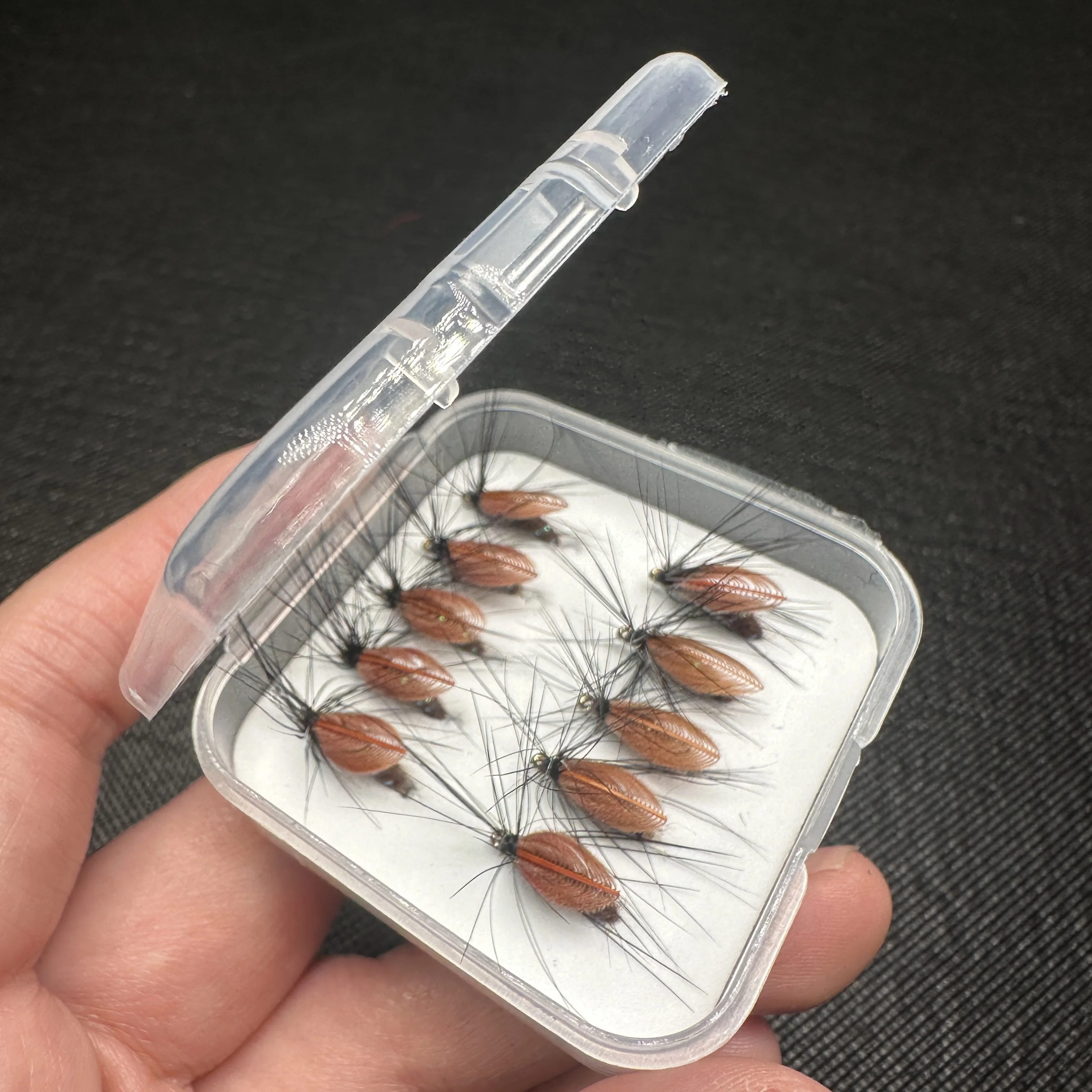 Description Picture 3 of item5/10Pcs Fly Fishing Lure Bait Trout Bionics Beetle Body Fly Fishing Flies Nymph Fishing For Bass Trout Salmon Insect Lure