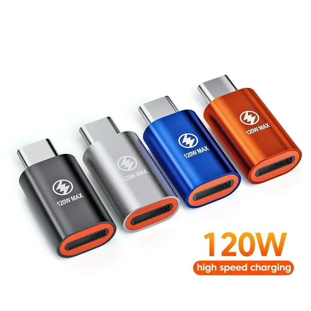 PD20W/120W IOS To Type C Connector USB C Adapter Fast OTG Connector Type C Female To IOS Male Adapter Fast Charging Converter