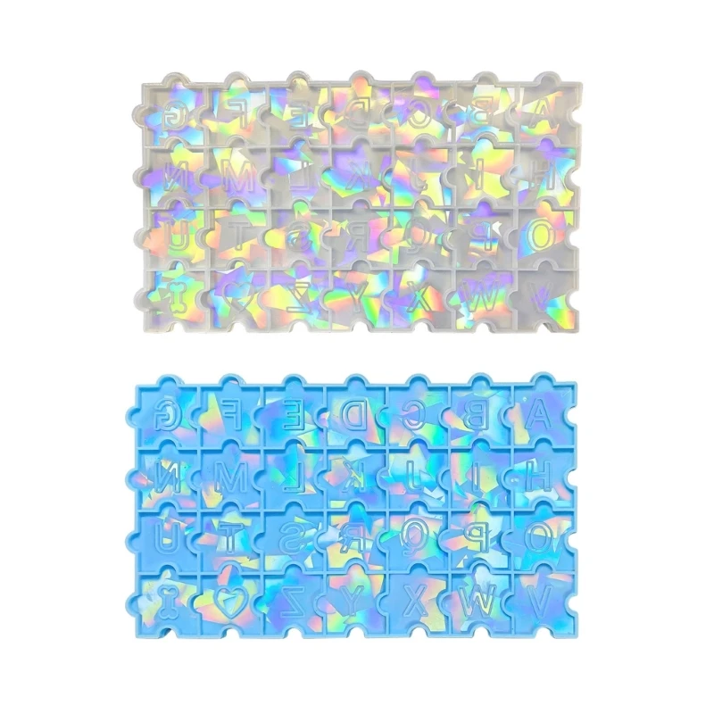 

Puzzle Letter Light Pendant Mould Crystal Epoxy Silicone Mold