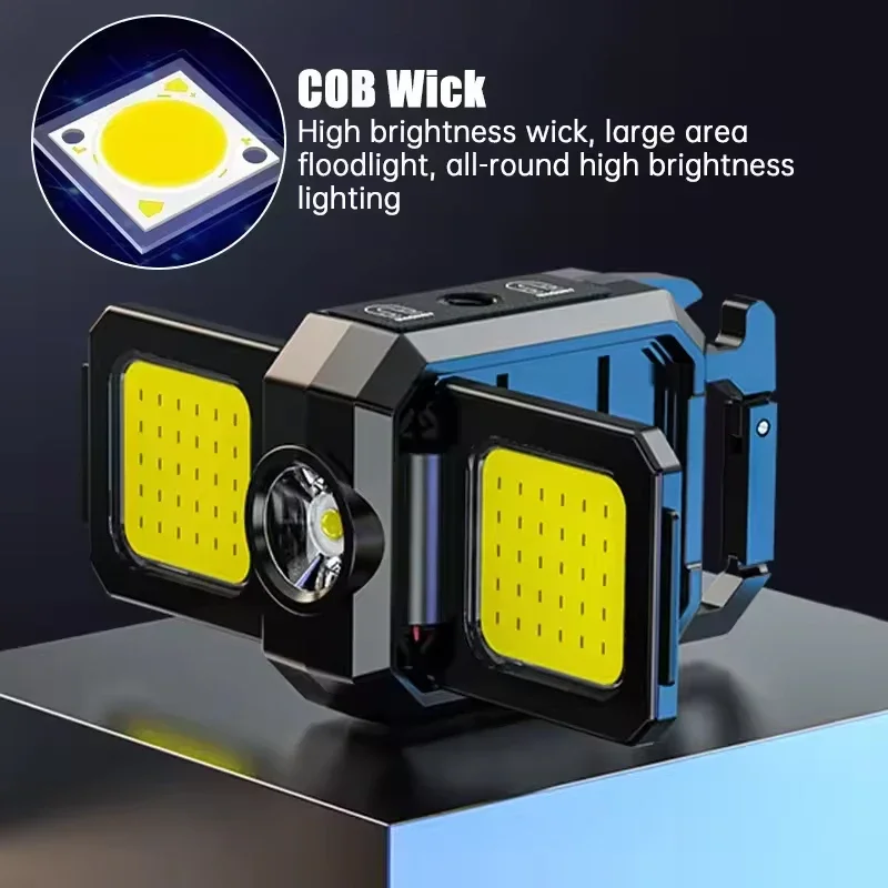 Rechargeable COB Keychain Flashlight 5