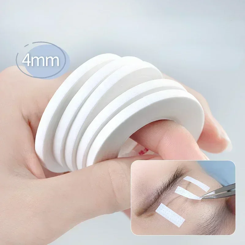 Eyelash Extension Tape 4MM Eyelash Lifting Tape Breathable Medical Paper Tapes Eyelash Extension Lint White Tape Eye False Patch Eyelid Sticker Tools