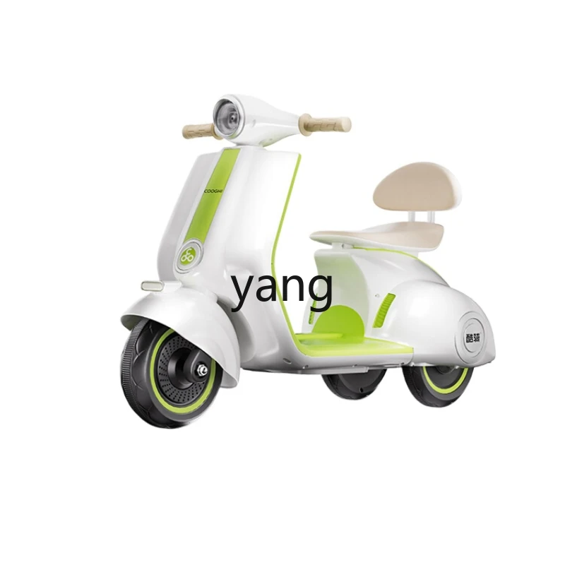 CX Children's Electric Car Motorcycle Portable Toy Car Baby Rechargeable Tricycle