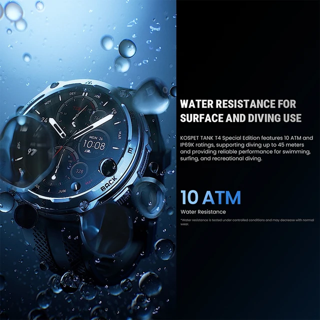Alternative view of KOSPET TANK T4 GPS Smartwatch