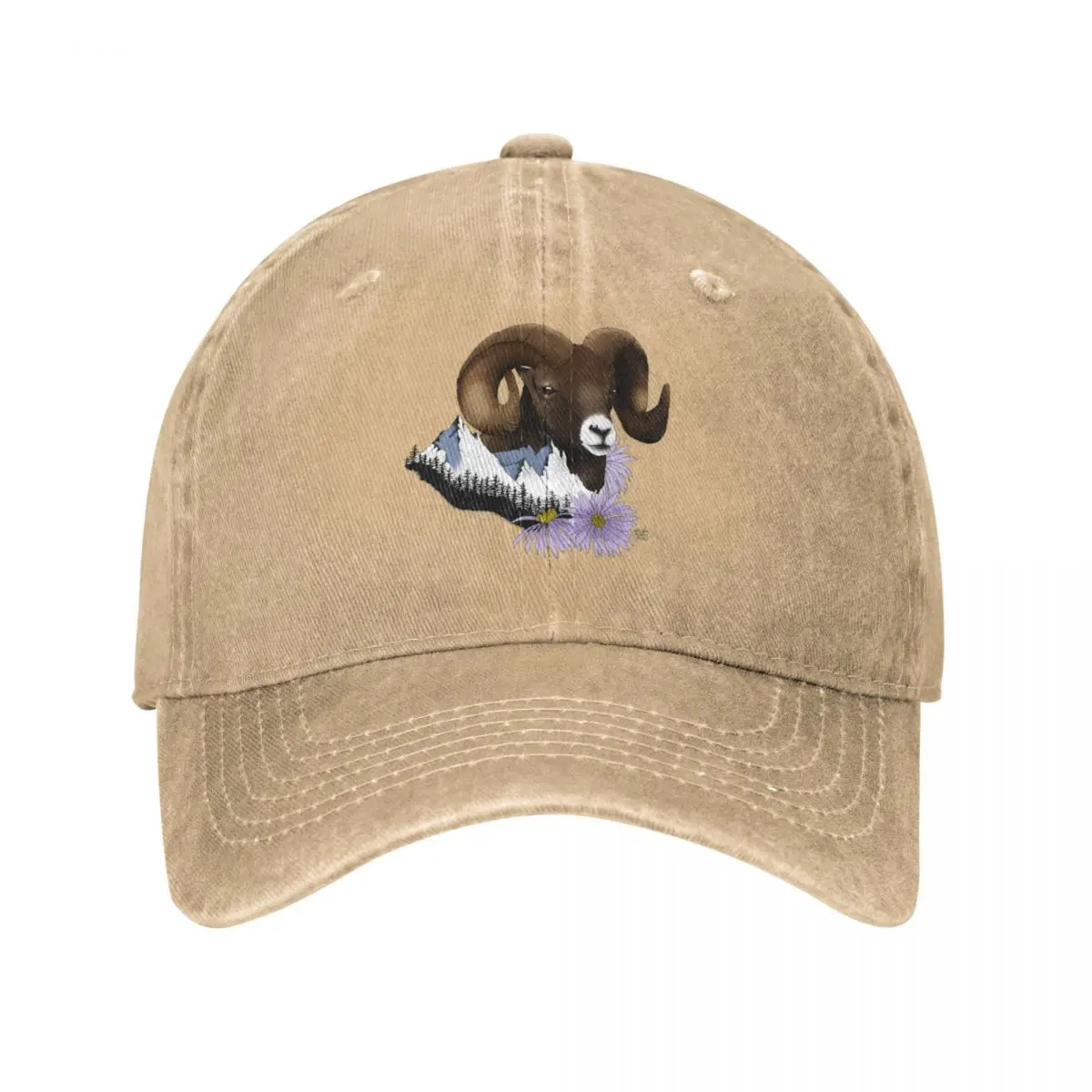 

Bighorn Sheep Cap Cowboy Hat luxury man hat fashion women hats Men's