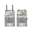 Multifunctional Crib Storage Bag Hanging Bag Cloud Print Cartoon Storage Bag Ready for Bedroom Folding Storage Hanging Bag 6