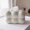 Cotton Candy Drawer Tissue Box Ceramic Light Luxury Home Living Room Creative Table Tissue Box Modern Ceramics Tissue Case 6