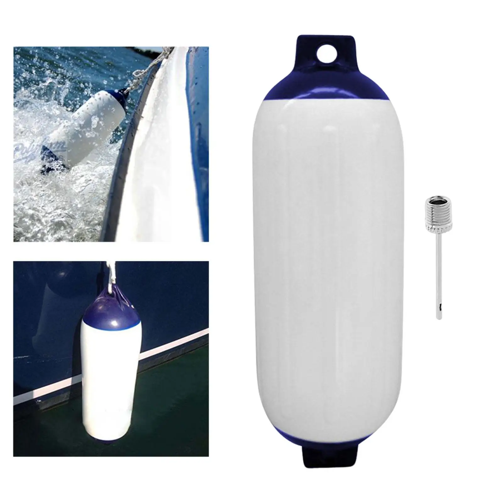 Marine Boat Fender Protector Reinforced Eye Ends with Needle Inflatable Marine Boat Bumper for Fishing Boats Sailboats boat bumper fender