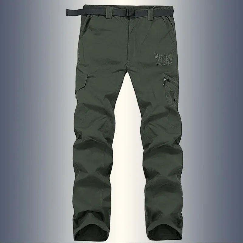 

Army Lightweight Summer Cargo Pants Waterproof Tactical Men Stretch Work Breathable Dry Joggers Military Quick Trousers Casual