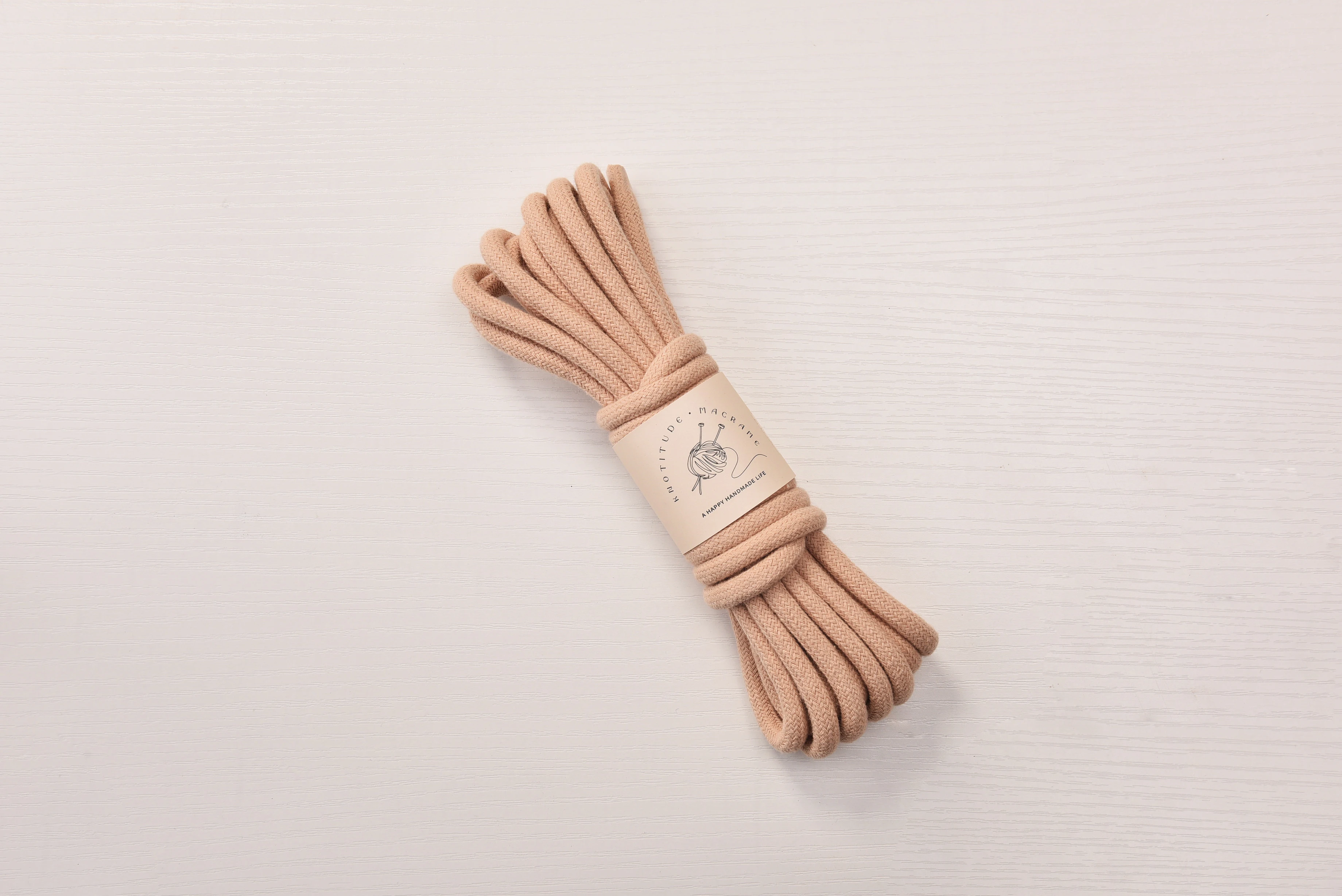Vibrant 6mm Cotton Braid Cord - 5 Meters