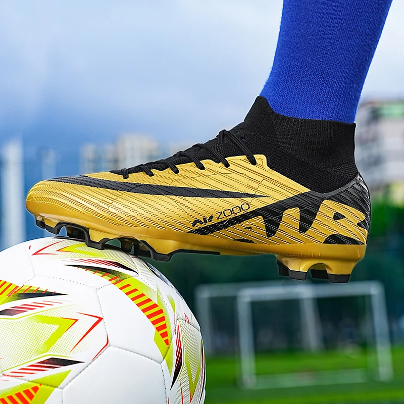 Men Soccer Shoes Long Spikes Outdoor Football Boots Training Adult Kids Sport Footwear Sneakers Non Slip Training Unisex football shoes