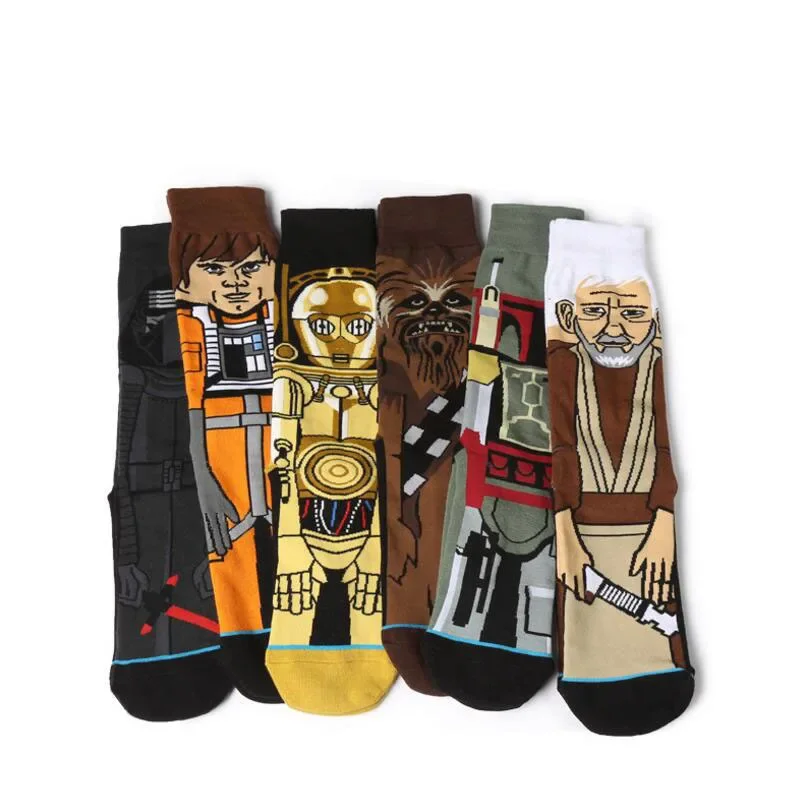 thumbnail image 5 of Figuras de acción de juguete El último Jedi Maestro Yoda Calcetines Cosplay callejero Peluches Cómics Mujeres Hombres El despertar de la fuerza Calcetines Juguetes de regalo, 5 of 5