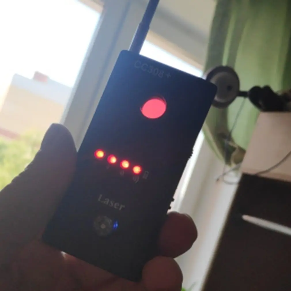 Multi-Function Wireless Camera Lens Signal Detector CC308+ Radio Wave Signal Detect Full-range WiFi RF GSM Scanner