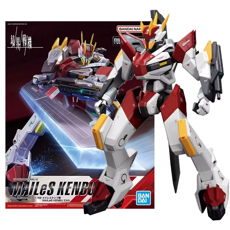 

Bandai Original SUNRISE BEYOND Anime Model FULL MECHANICS 1/48 MAILeS KENBU ZAN Action Figure Assembly Model Toys Gifts for Kids