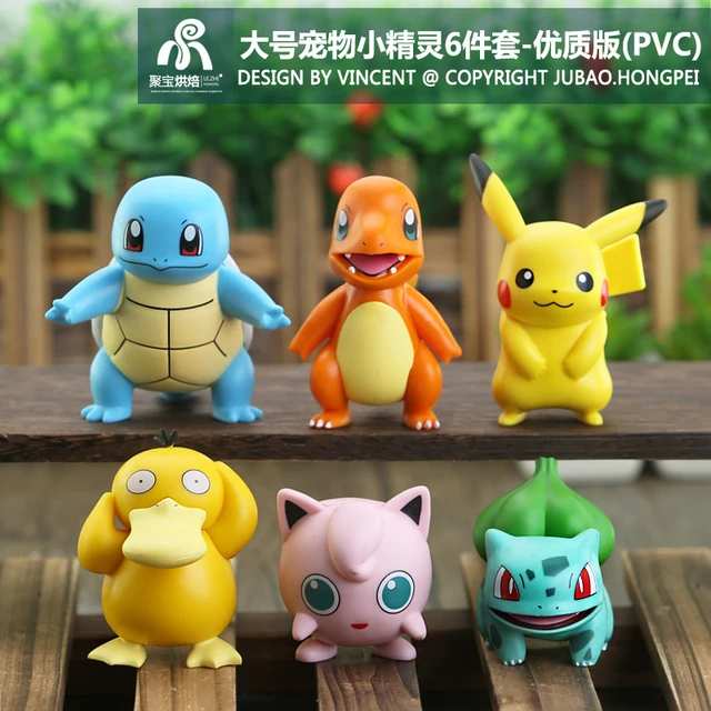 🔥 Action Figure 5 Pçs/set Brinquedos Boneca Bulbasaur Charmander