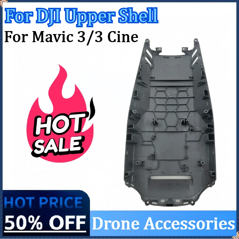 Coque supérieure drone DJI Mavic 3/Cine – Pièce de rechange plastique gris clair