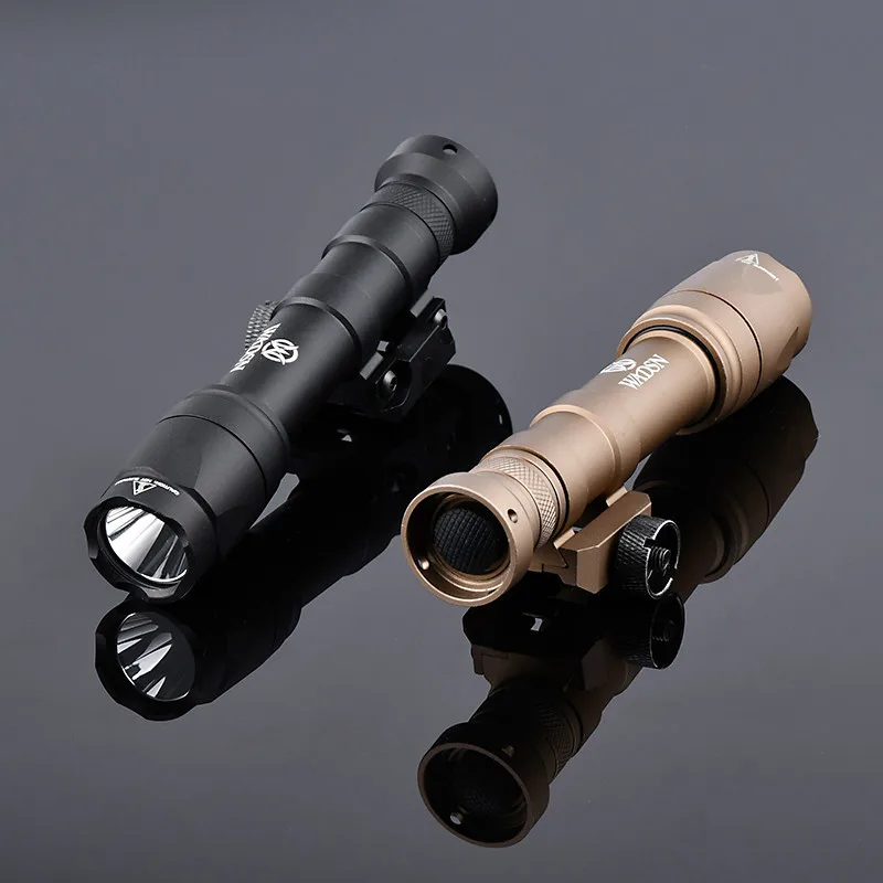 

WADSN Surefir M300 M600 M300A M600C Tactical Flashlight Fit 20mm Picatinny Rail Hunting Rifle Weapon Light Airsoft Accessories