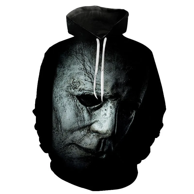 

Autumn Halloween Horror Michael Myers 3D Print Men Women Children Hoodies Cool Gothic Horror Sweatshirts Pullover