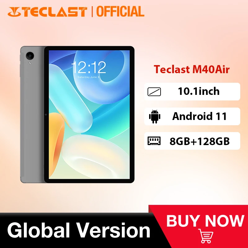 [ワールドプレミア]TeclastM40Air10.1インチタブレット1920x12008GBRAM 128GB ROM P60 Octa Core  Android114GネットワークGPS