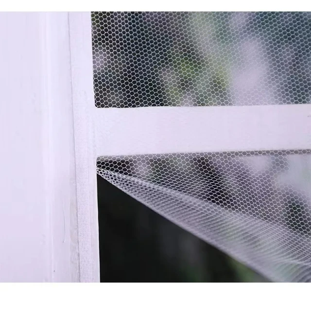 Film de protection pour fenêtre anti-moustiques, filet de rideau de porte en gaze fine, textiles pour la maison, produits anti-insectes de jardin 5