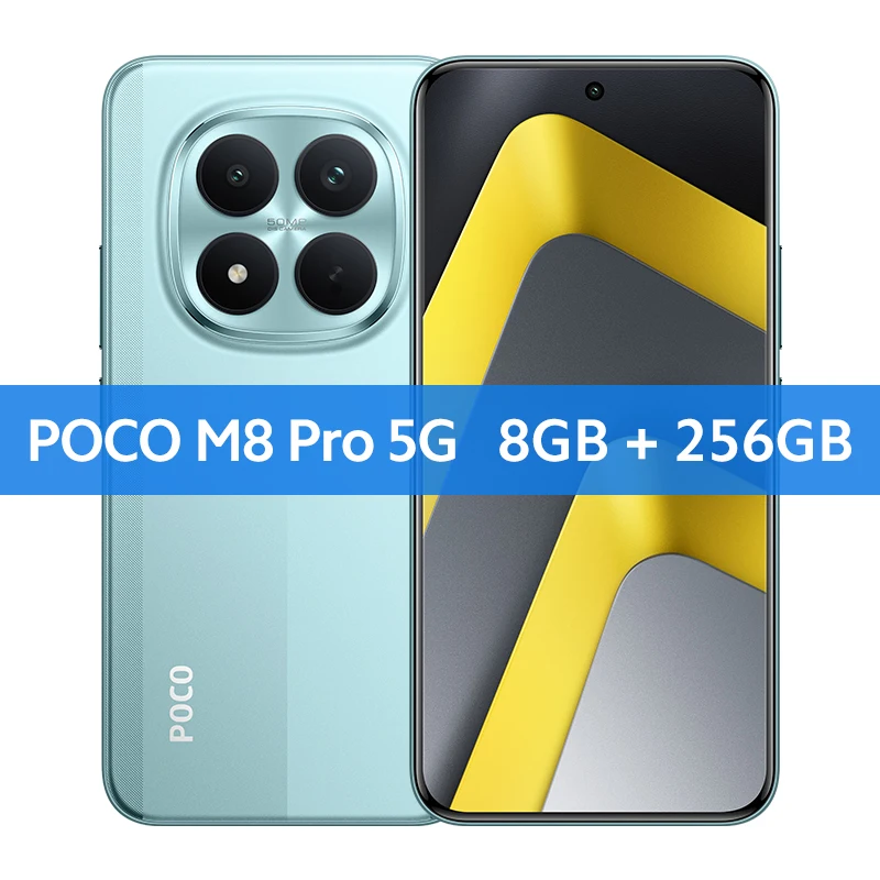 New POCO M8 Pro 5G Smartphone Global Version Snapdragon 7s Gen 4