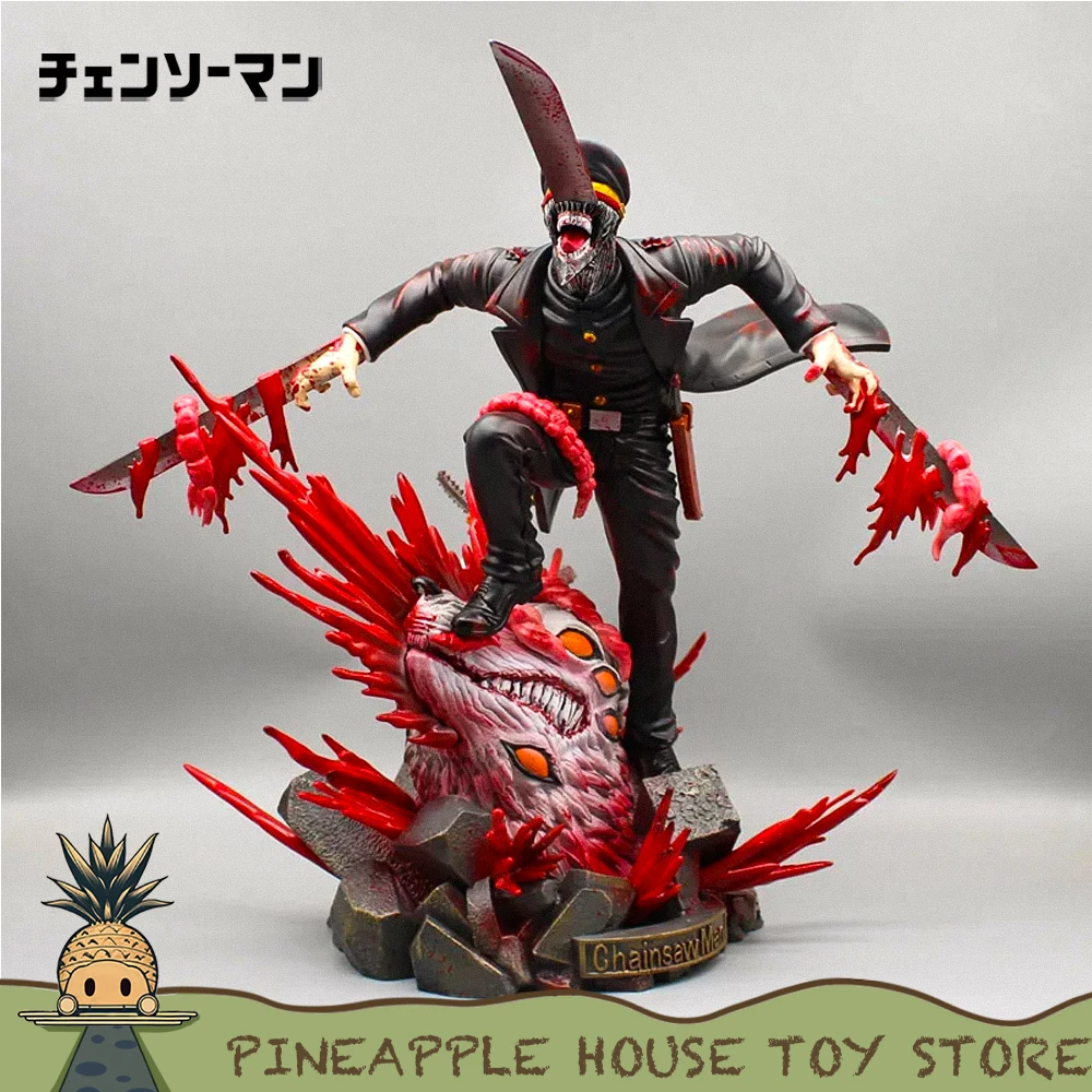 

35cm Chainsaw Man Action Figure Anime Figures Samurai Sword Sword Demon Figurine Pvc Statue Model Collectible Dolls Toys Gifts