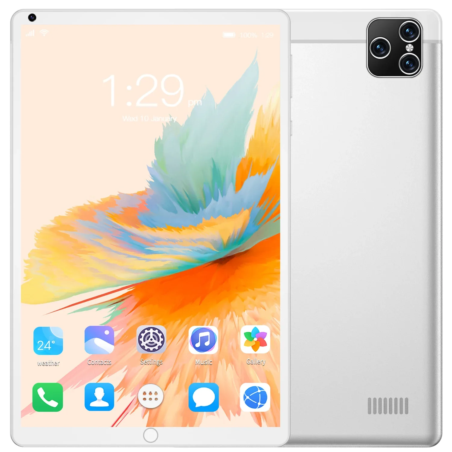 thumbnail image 1 of Tableta Android P8 de 8,1 pulgadas, versión global, Android 12, Bluetooth, 12 GB, 512 GB, diez núcleos, 16 + 32 MP, WPS + 5G, WIFI, portátil, 2023, 1 of 5