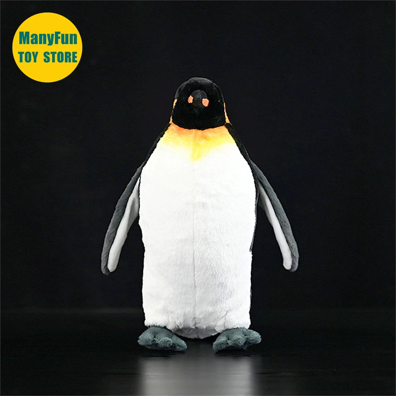 King Penguin Plush Toy High Fidelity Emperor Penguin Plushie Penguin Peluche Lifelike Stuffed Animals Simulation Doll Kawai Toys 4