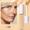 Waterproof Liquid Concealer Full Coverage, Matte Finish Long-Wearing Brightening Concealer, Multi-Use Facial Concealer Makeup 2