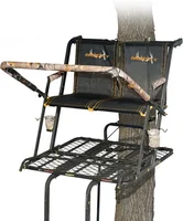 Muddy Nexus XTL 20 Foot Tall Climbing Safety System 2 Person Seat Deer Hunting Ladder Tree Stand with Flip Up Shooting Rail 1