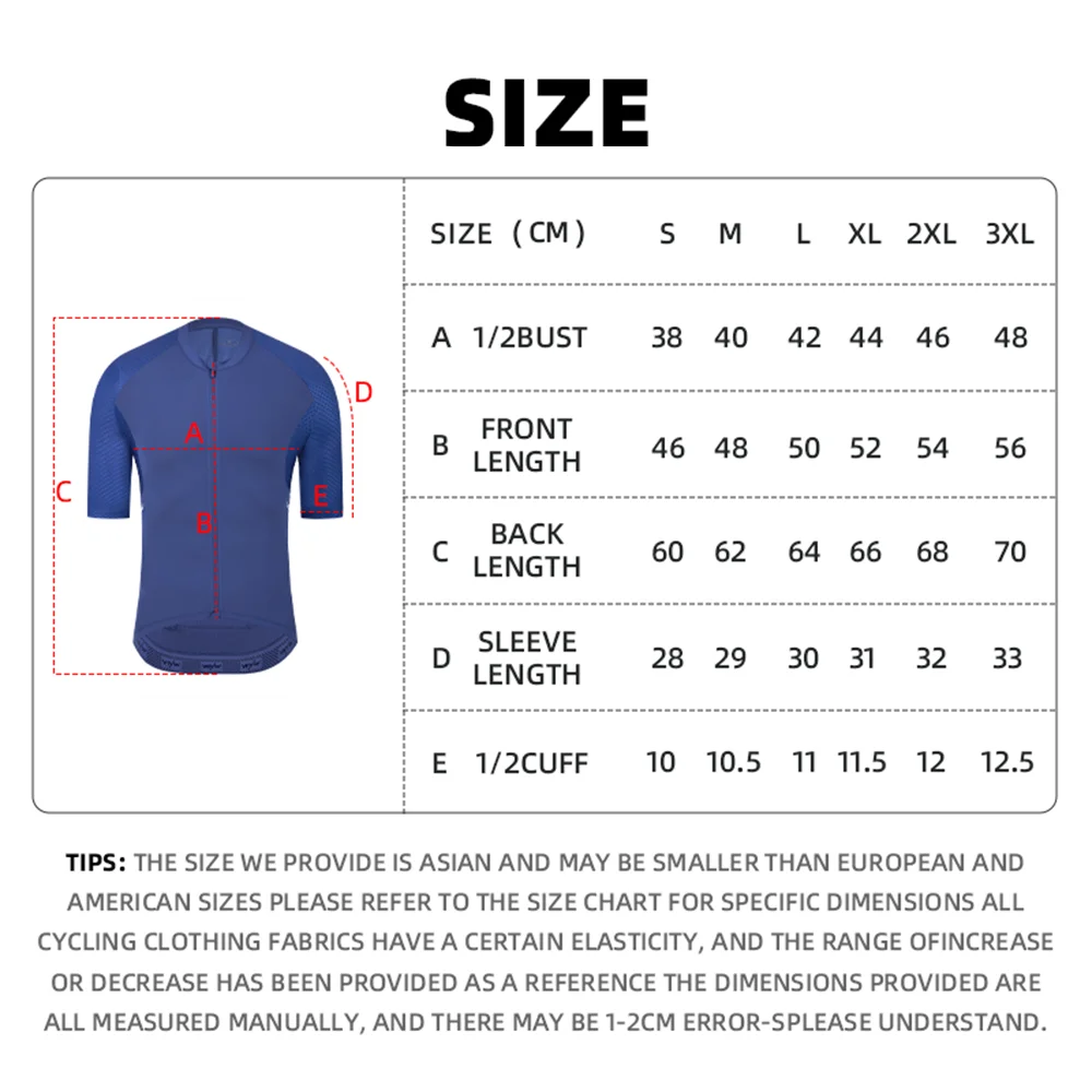YKYWBIKE Elite Herren AERO Radtrikot Carvico High-End Pro Team Fahrradtrikot UPF 50+ Rennradtrikot Maillot – Detail 1