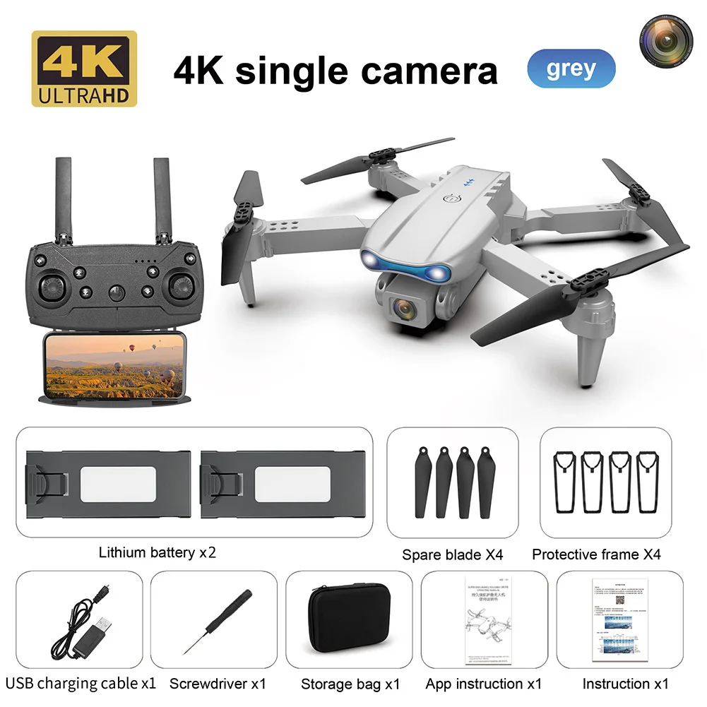 remote control helicopter WLR/C 4K HD Camera FPV 2.4GHz 4CH E99 K3 Pro Foldable 6-Axis RC Drone Quadcopter with Battery helicopter remote control helicopter RC Helicopters