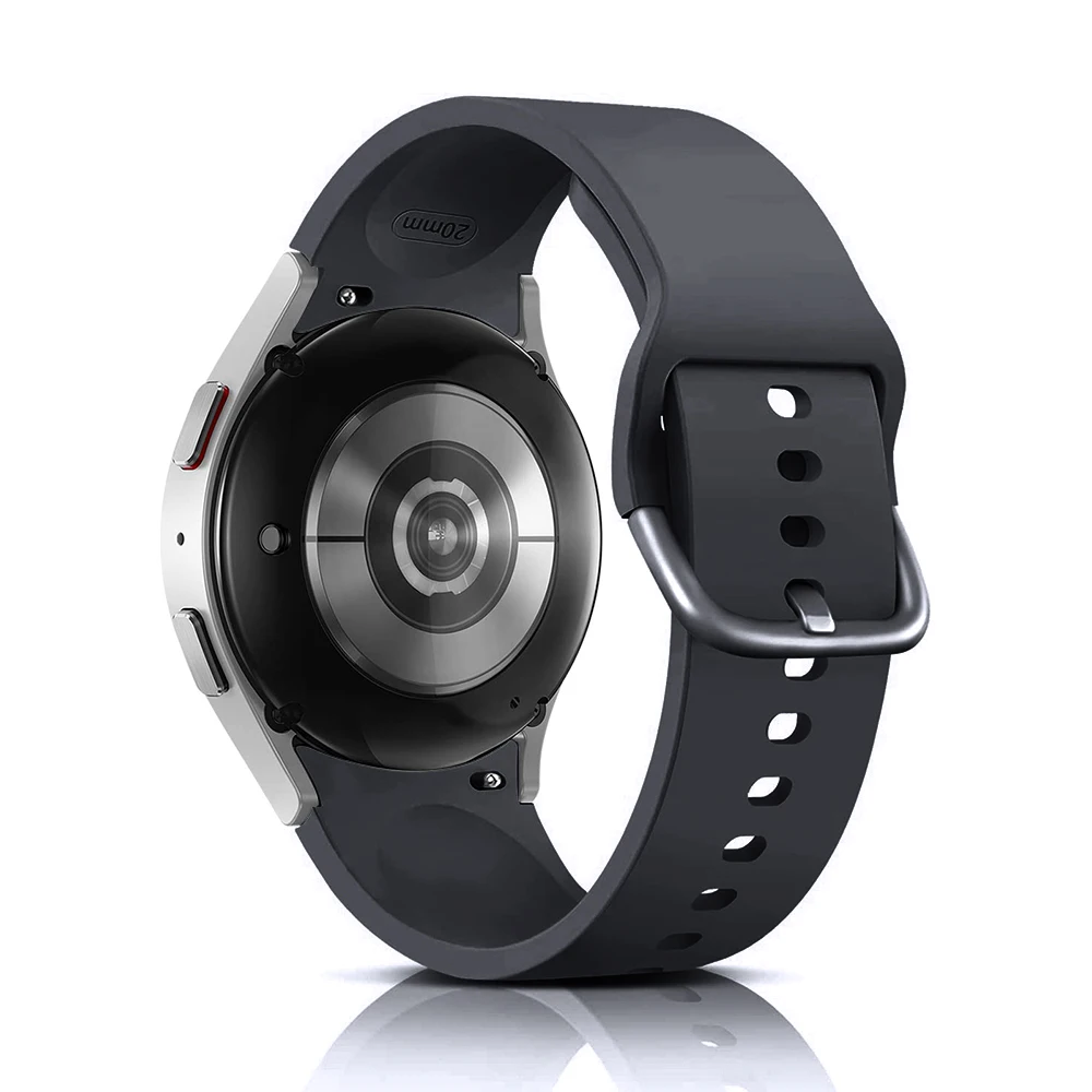 20mm Silicone Smartwatch Strap - No Gaps Design Bracelet