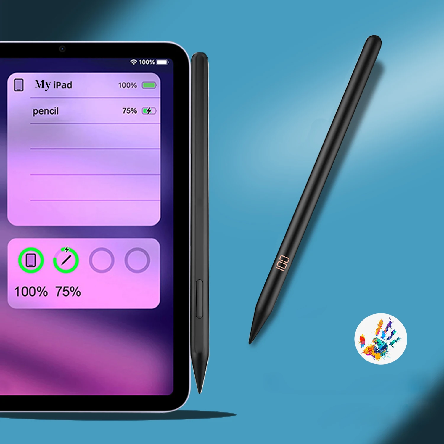 

Магнитный адсорбирующий стилус для IPad2018-2023, умное энергосбережение, датчик давления наклона и предотвращение неправильной плотности!
