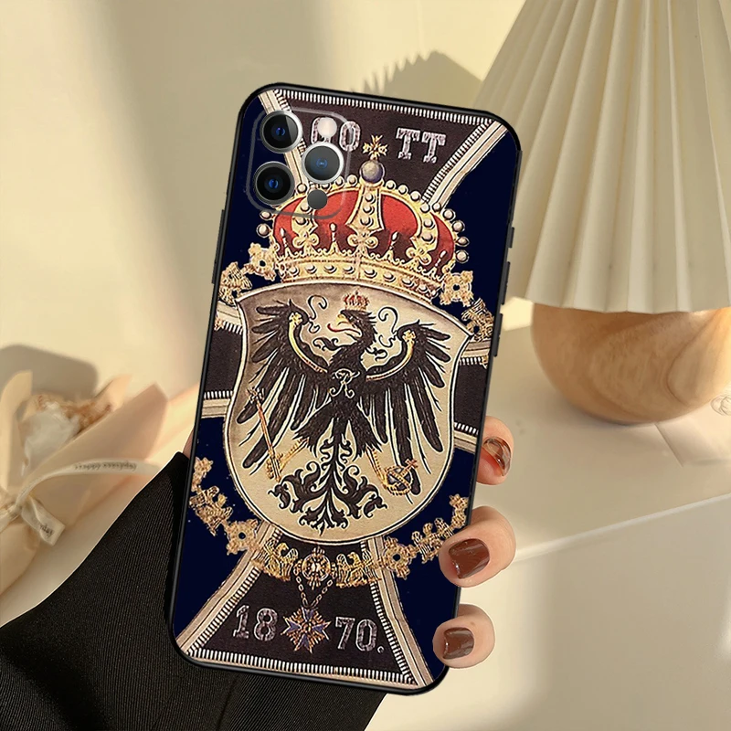 German 1870 Gott mit Uns Iron Cross Phone Case Cover