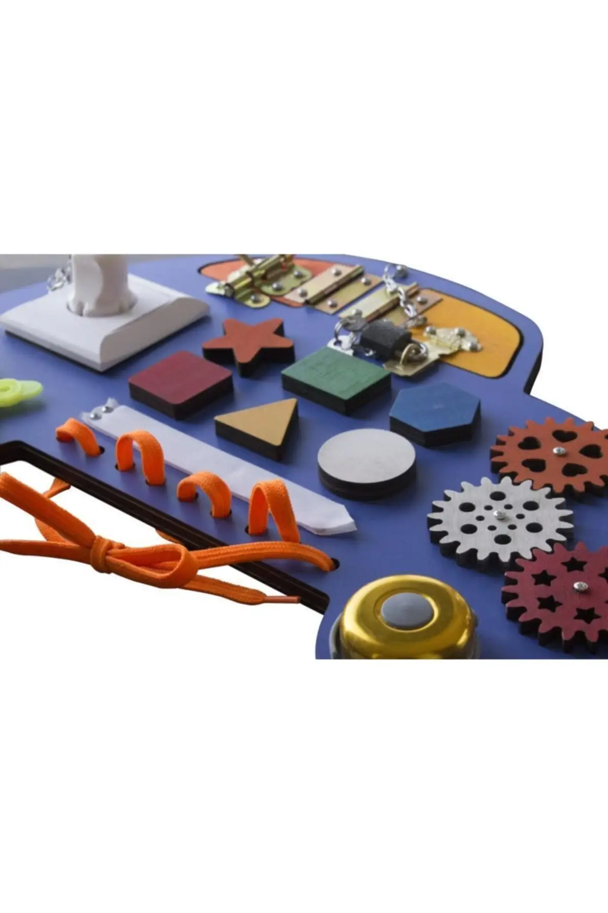 (1 pcs Blue) Car Modeled Activity And Training Board Busy Board