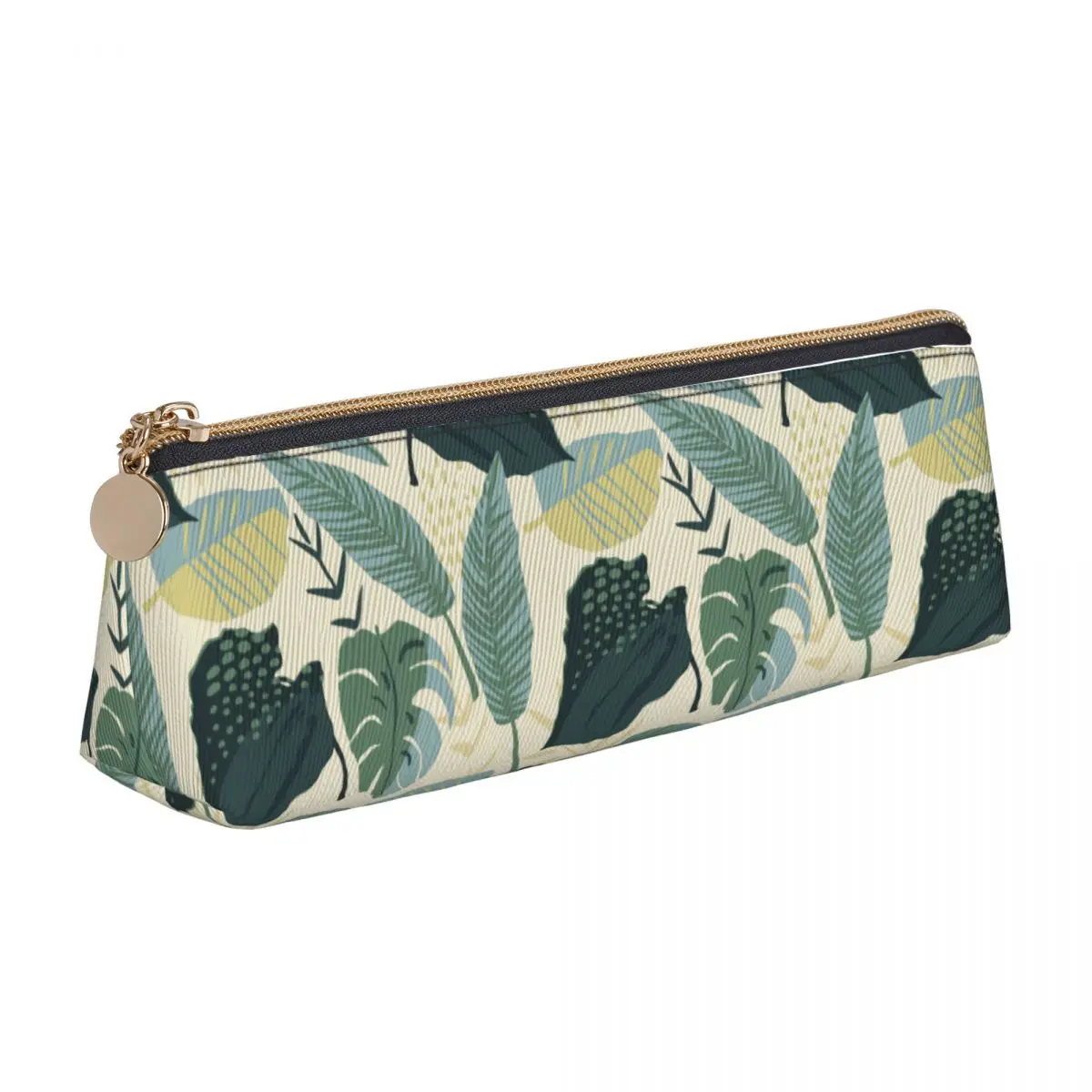

Tropical Plants Pencil Case Fashion Back To School Pencil Cases Triangle Boy Girl Fashion Large Capacity Pencil Pouch School