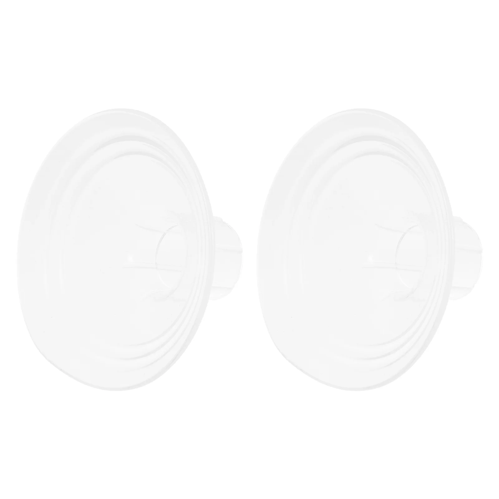 2 Pcs Breast Pump Pads Pumps Women Parts Accessories Component Anti Backflow Silica Gel Silicone Replacements Reusable