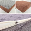 Plus Hard High Density Sponge Sofa Cushion Solid Wood Redwood Window Mat Tatami Chair Linen Cloth Square Cushion 5-8cm Thickness 5