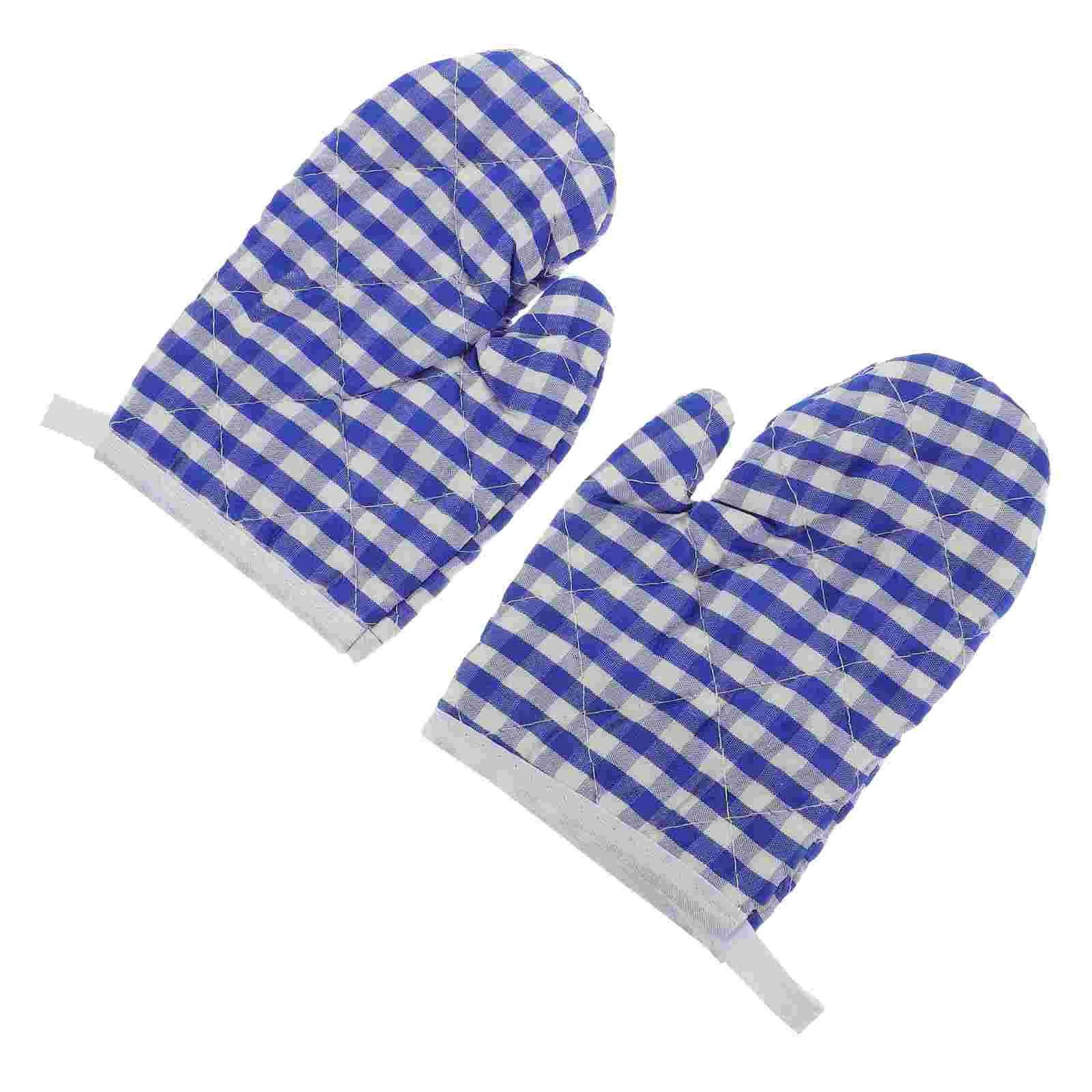 

Kids Oven Mitts Kitchen Heat Resistant Gloves Polyester Microwave Gloves Cooking Baking Mitts For Children