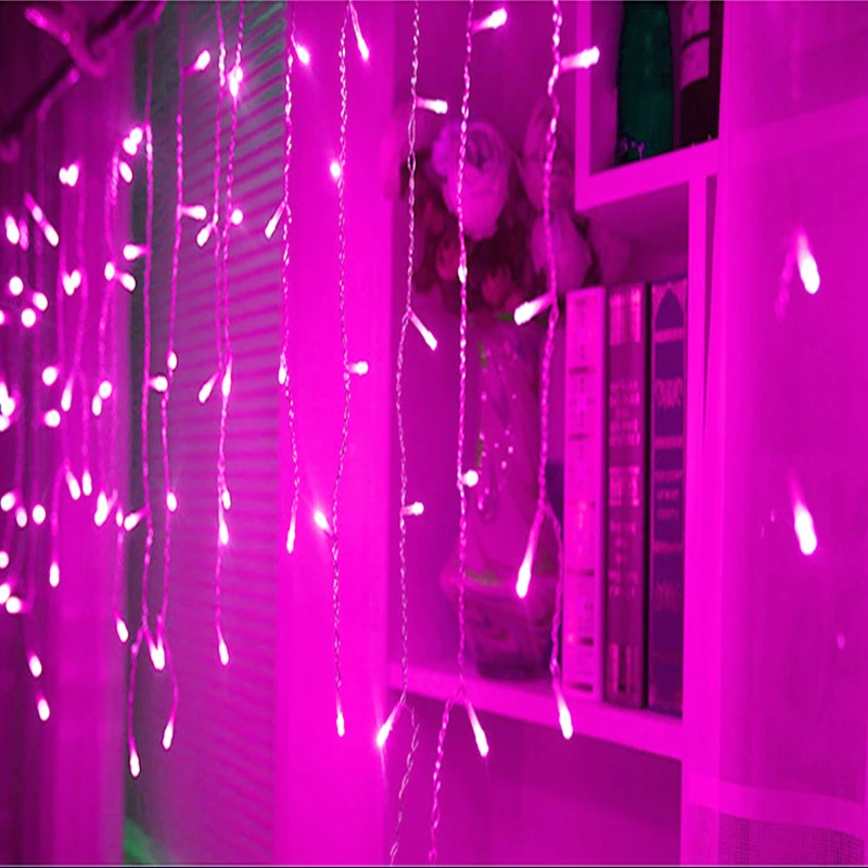 3.6M Christmas Butterfly LED Lights For Home Hanging Garland Curtain Christmas Decorations Ramadan Ornament Gift New Year Decor