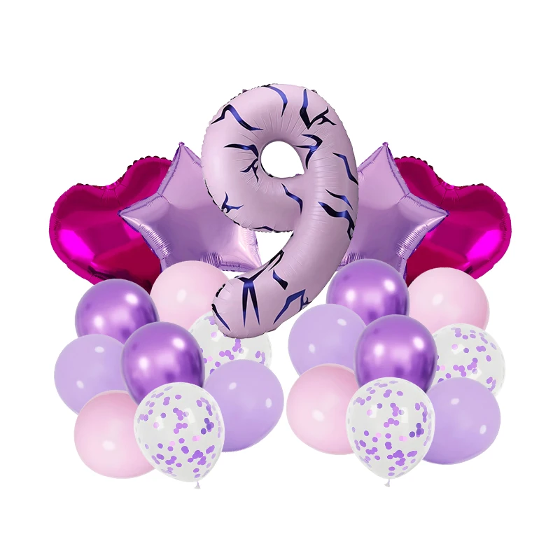 Kpop Balloons Suit Kpop Theme Birthday Party DIY Decoration Paper Cups Flags Tablecloth Baby Shower Party Balloons Accessories - Image 6