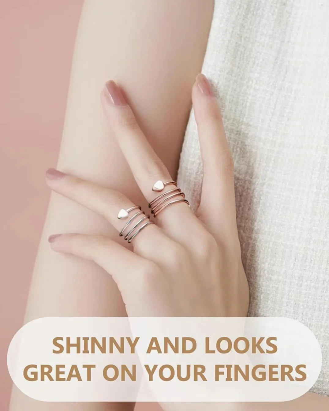 Pure Copper Adjustable Magnetic Ring - Elegant Gift
