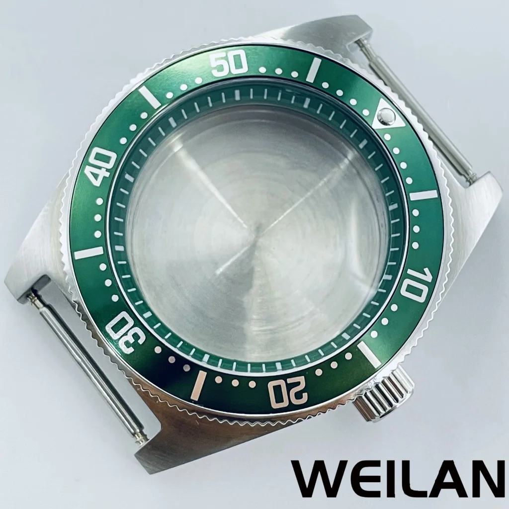 Silver Stainless Steel Watch Case with Multi-Colored Ring Options