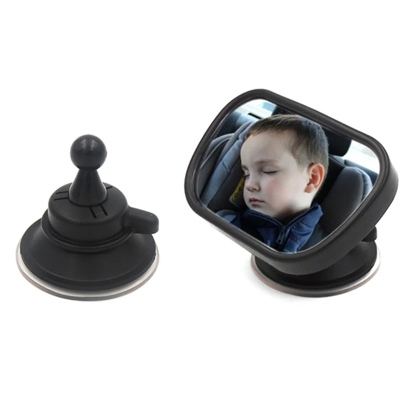 Baby Fahrzeug Rückansicht Monitor Spiegel Bruchsicher ABS Kunststoff Weitwinkel Objektiv Für Hinten Gerichtete Auto Sitz A2UB – Detail 8